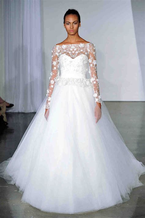 Long Sleeve Wedding Dresses Fall 2013 Martha Stewart