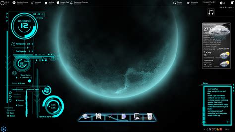 If you are a fan of bioware games. Futuristica Rainmeter Skin For Windows 7