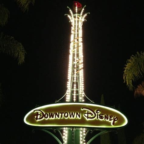 Downtown Disney District Shopping Plaza In The Anaheim Resort