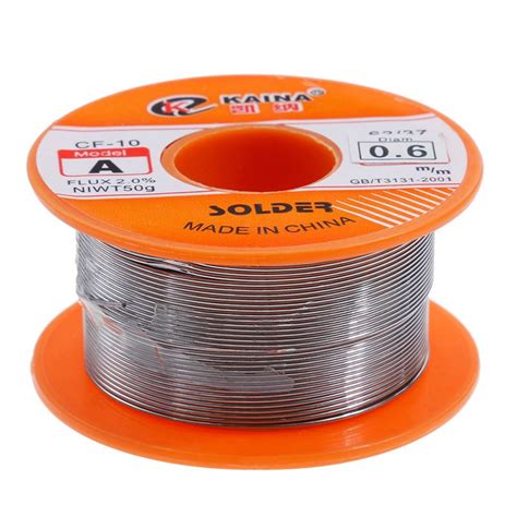 15mm 6337 Flux 20 Tin Lead Tin Wire Melt Rosin Core Solder