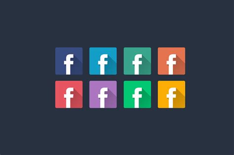 Facebook Icon Flat 48553 Free Icons Library