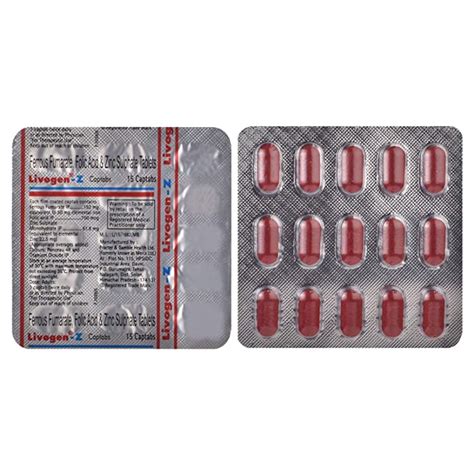 Livogen Z Strip Of 15 Tablets Health And Personal Care