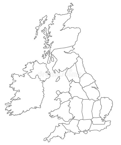 World Maps Library Complete Resources Blank Map Of Uk Counties