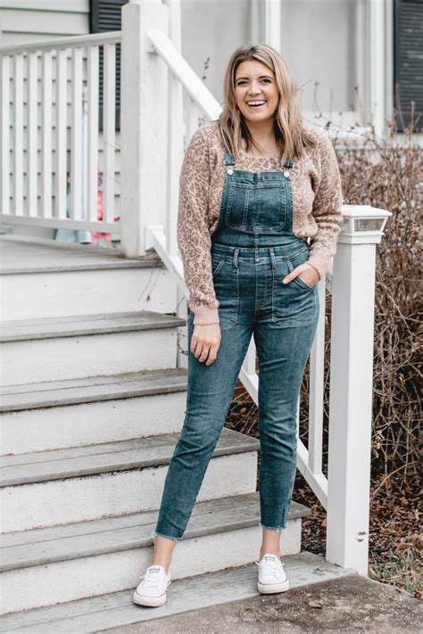 Six Overalls Outfits For Winter Ways To Wear Overalls By Lauren M