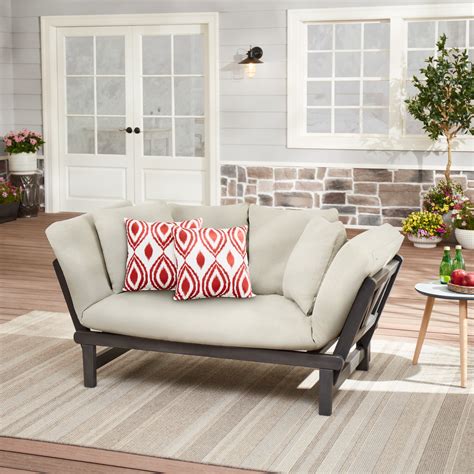 Better Homes And Gardens Delahey Convertible Studio Outdoor Daybed Sofa