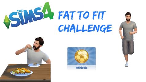 The Sims 4 Fat To Fit Challenge Ep2 Youtube