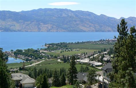 Landscape of Mount Boucherie, West Kelowna, British Columbia, Canada