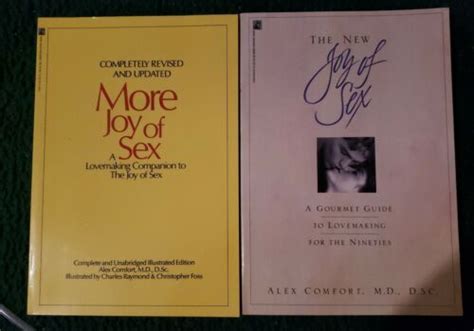 Vintage Box Set The Joy Of Sex And More Joy Of Sex 2 Books Alex Comfort