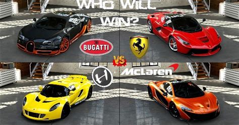 Ferrari Laferrari Vs Bugatti Veyron Video Hd Rbugatti