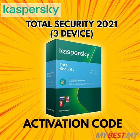 Kaspersky Total Security 2021 3 Devices 1 Year