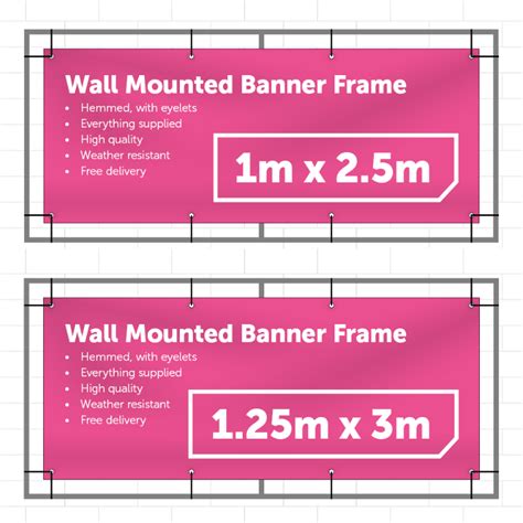 Wall Mounted Banner Frames Banner Only Uk Banner Printing
