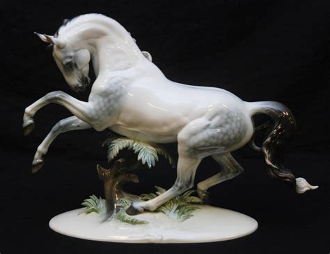 Rosenthal German Porcelain Rampant Horse Figure A Rosenthal Germany