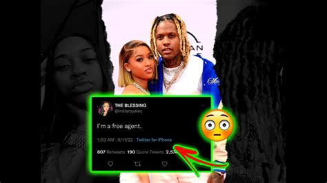 Lil Durk Girlfriend India Royale Says Shes A Free Agent Breakup