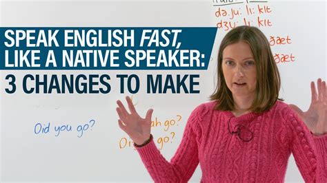 Speak English Fast Like A Native Speaker 3 Methods Youtube