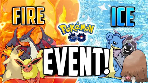 Uncover the world of pokémon: Pokemon Go - FIRE & ICE EVENT! (Lapras, Charizard + MORE ...