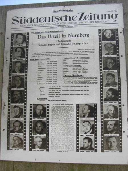 Samurai Police 1109 Nuremberg Trials Execution On 16 October 1946