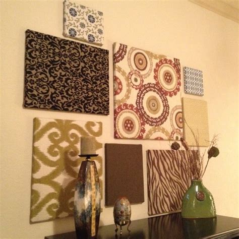 Whether you prefer a brilliant brocade or a punchy paisley, check out these 12 fabric wallcoverings from the. Pin by Cassie Wyman on DIY | Fabric decor, Fabric covered canvas, Fabric covered walls