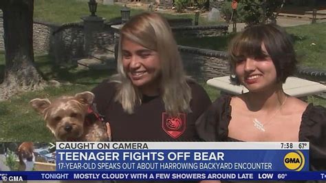 Girl 17 Who Pushed A Bear Says It Was A Split Second Decision To Save