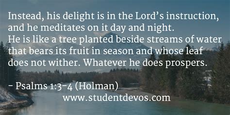 Daily Bible Verse And Devotion Psalm 13 4 Student
