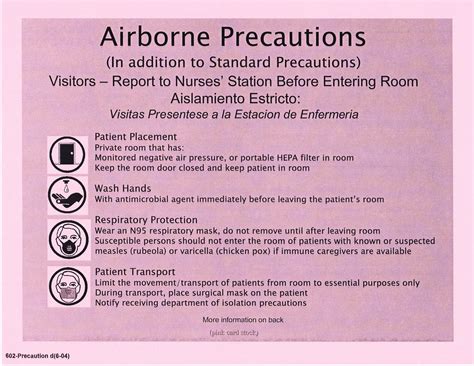 Nurse Nacole Nursing Resources Airborne Droplet And Contact Precautions