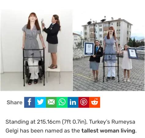 The Worlds Tallest Woman Is Rumeysa Gelgi Not The Woman Seen In The Viral Video You Turn