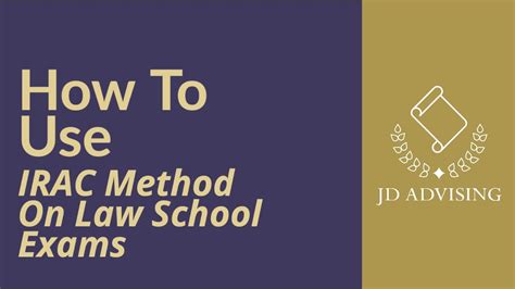 How To Use Irac Method On Law School Exams Youtube
