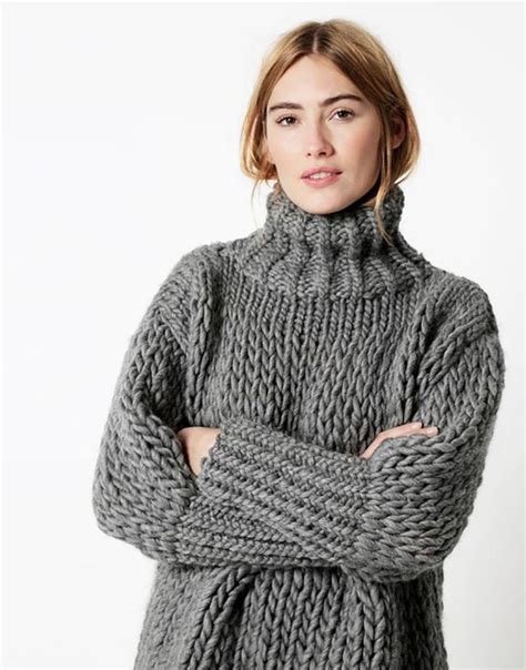 Now all the stitches are flattened. Sweater Weather-12 Best Chunky Knit Sweater Patterns ...