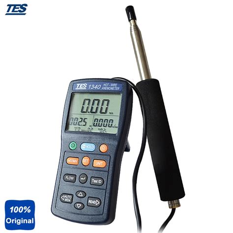 Hot Wire Thermo Anemometer Hvac Air Flow Velocity Tester Air Wind Flow