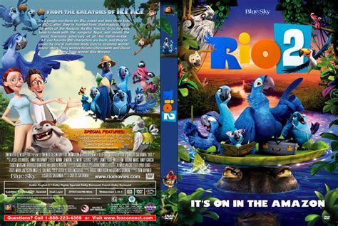 Rio 2 Movie Dvd Custom Covers Rio 2 2014 1 Dvd Covers