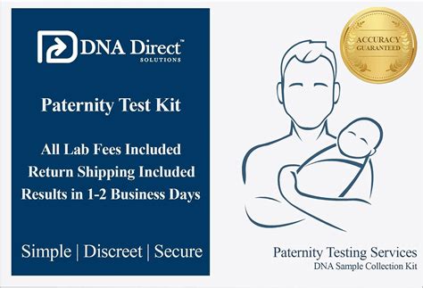 Dna Direct Paternity Test Kit Review Test Kits Here Convenient