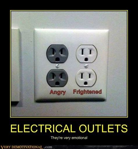 An Electrical Outlet Is Shown With The Words Angry Fireman On It And