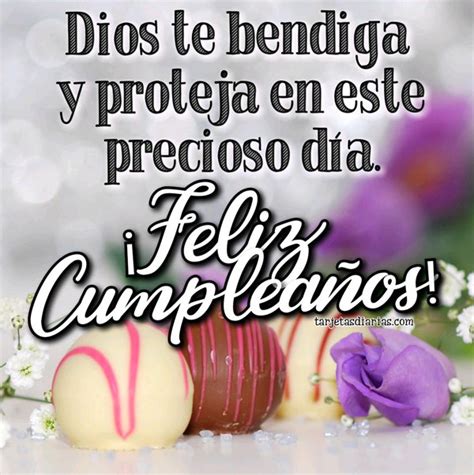 Feliz Cumpleaños Y Dios Te Bendiga - ¡FELIZ CUMPLEAÑOS DIOS TE BENDIGA! - TarjetasDiarias.com