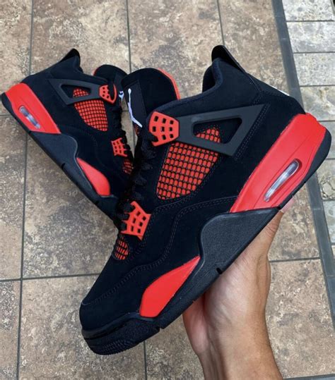 New Look At The Air Jordan 4 Retro Red Thunder Sneaker Buzz
