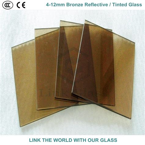 12mm Bronze And Golden Bronze Reflective Tinted Glass With Ce And Iso9001 For Glass Window China