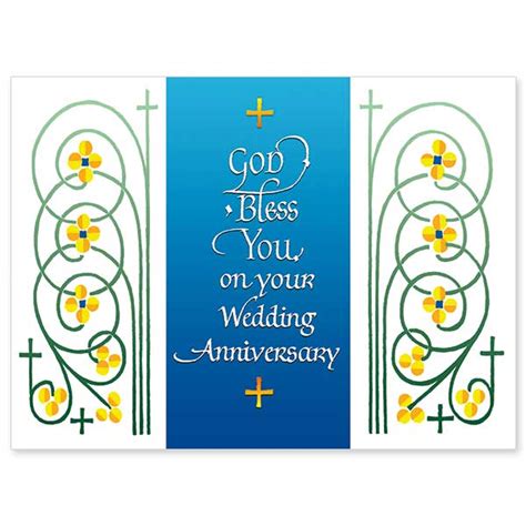 God Bless You On Your Wedding Anniversary Wedding Anniversary Card