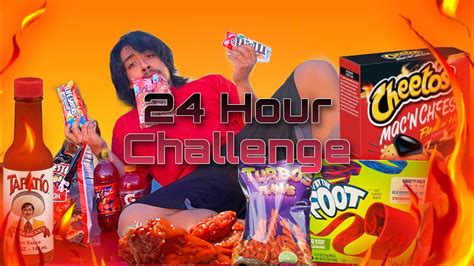 Eating Only Red Food For 24 Hours 😱🌶️ Youtube