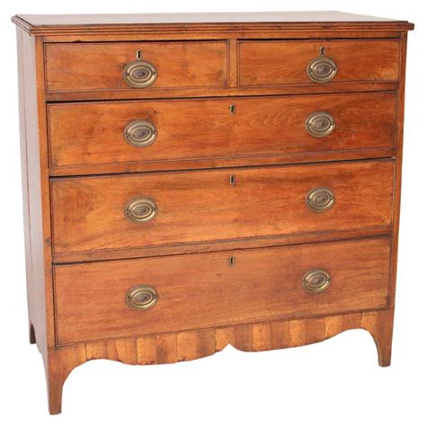 Arthur Brett Mahogany Bedside Chest Of Five Drawers For Sale At 1stdibs