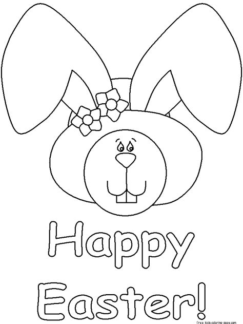printable happy easter coloring pages  printable coloring pages  kidsfree printable