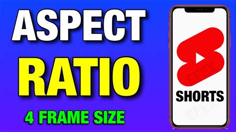 Youtube Shorts Aspect Ratio Frame Size For Short Video Shelf