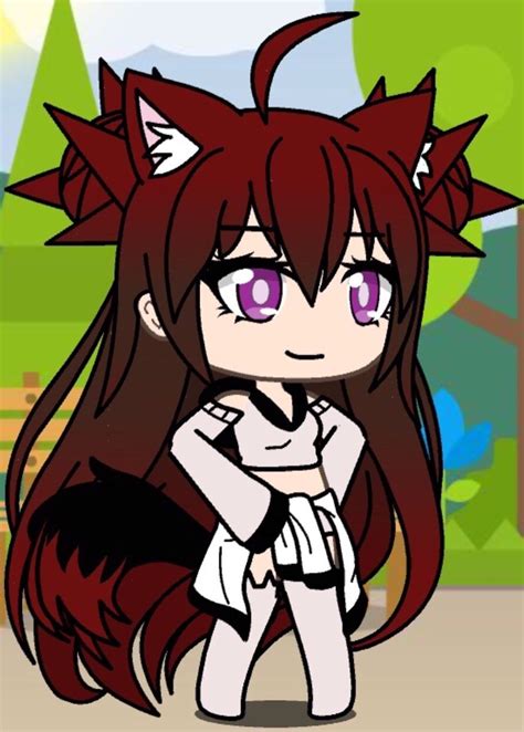 Pin By Jasmine Sun On Gacha Life Anime Wolf Girl Chibi Anime