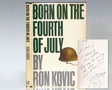 Born On The Fourth Of July Raptis Rare Books Fine Rare And