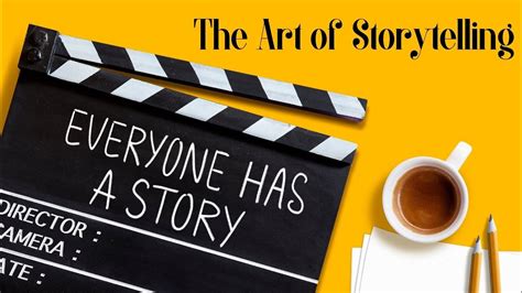 The Art Of Storytelling Through Film And Writing Youtube