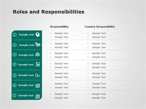 Roles And Responsibilities 1 Powerpoint Template Slideuplift