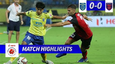 Despite raising the tempo — and hopes — late in the second half, kerala blasters had to be content with a goalless draw against odisha fc in the hero indian super league at the nehru stadium here on friday night. Kerala Blasters FC vs Odisha FC - Match 18 Highlights ...