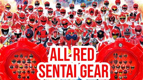 Super Sentai Movie Ranger Blu Ray Set With All Red Sentai Gear