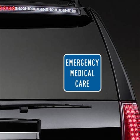 Emergency Medical Care Sticker