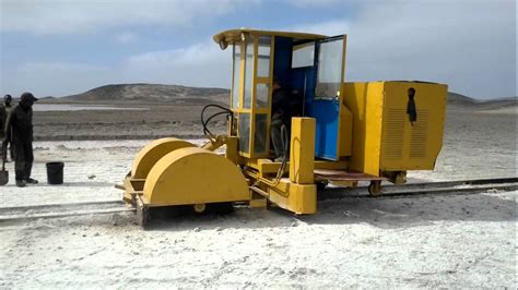 Rock Salt Quarry Cutting Machines Rdpcon Youtube