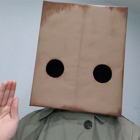 Little Nightmares 2 Mono Cosplay Maskhead And Key Etsy