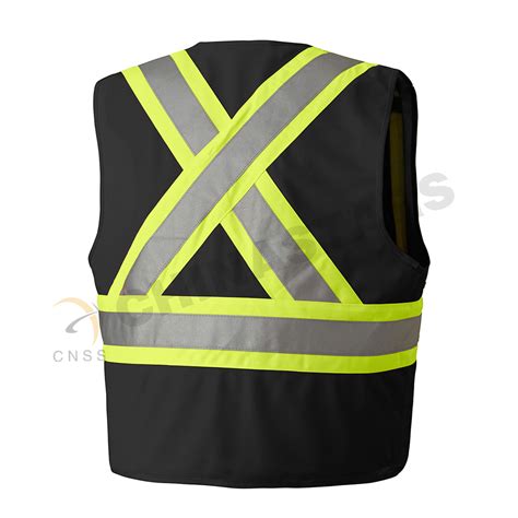 Shop safety supports, flags & vests at acehardware.com and get free store pickup at your neighborhood ace. Reflective Black Safety Vest With Customized Logo Imprint ...
