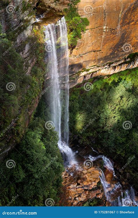 Katoomba Falls In Blue Mountains Australia Stock Image Image Of
